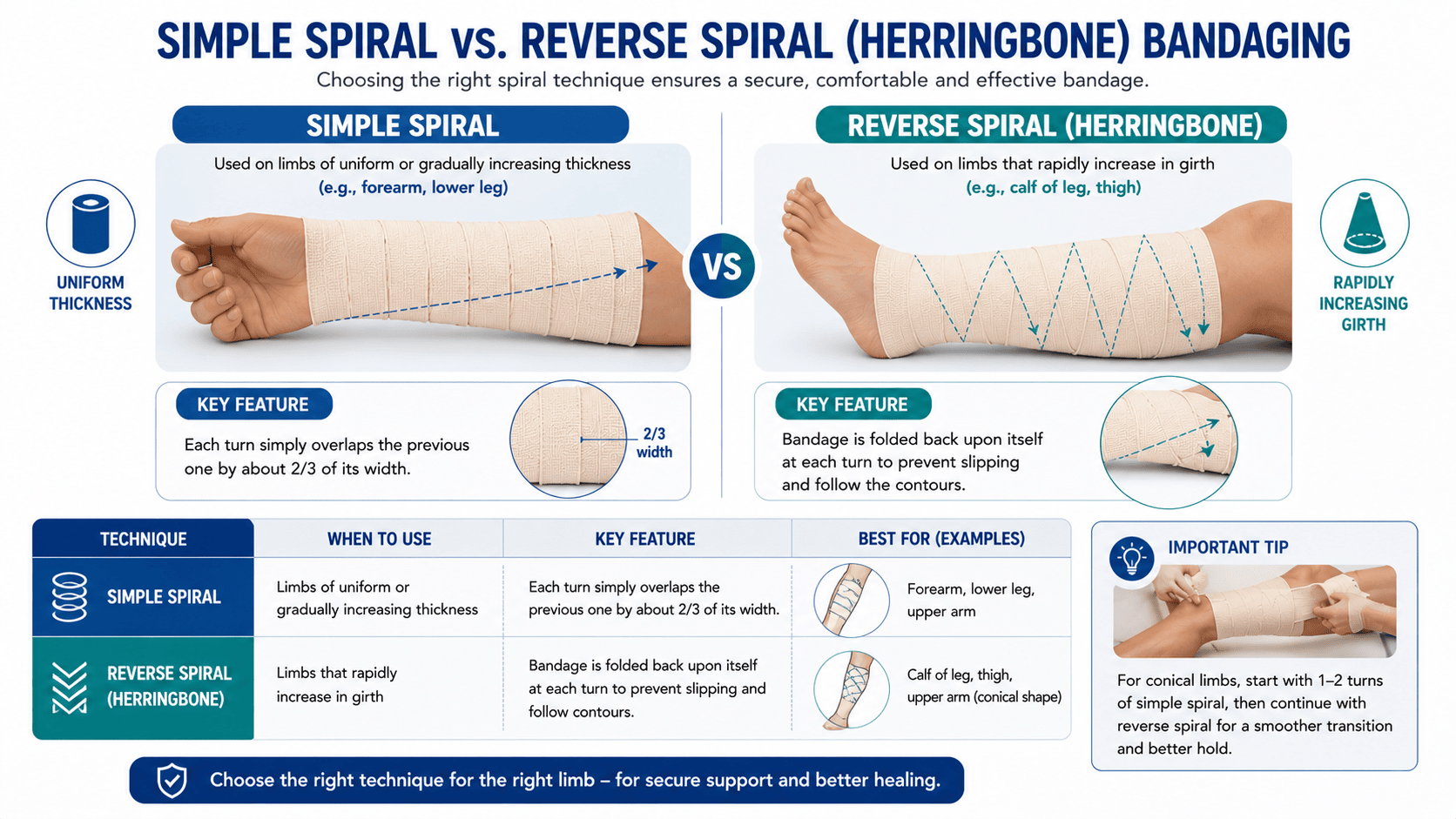 When to Use Simple Spiral vs Reverse Spiral