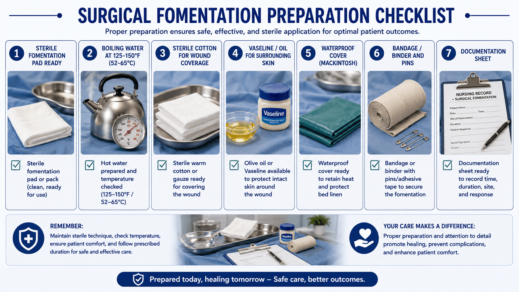 Surgical fomentation Conclusion